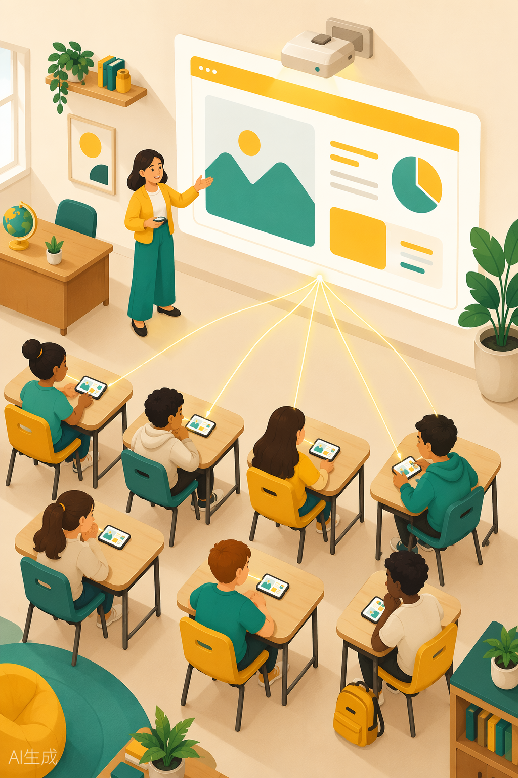 Aula conectada con Kompa